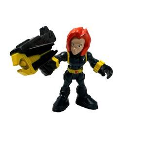 Black Widow Power Up Figure Super Hero Squad Playskool Marvel Toy